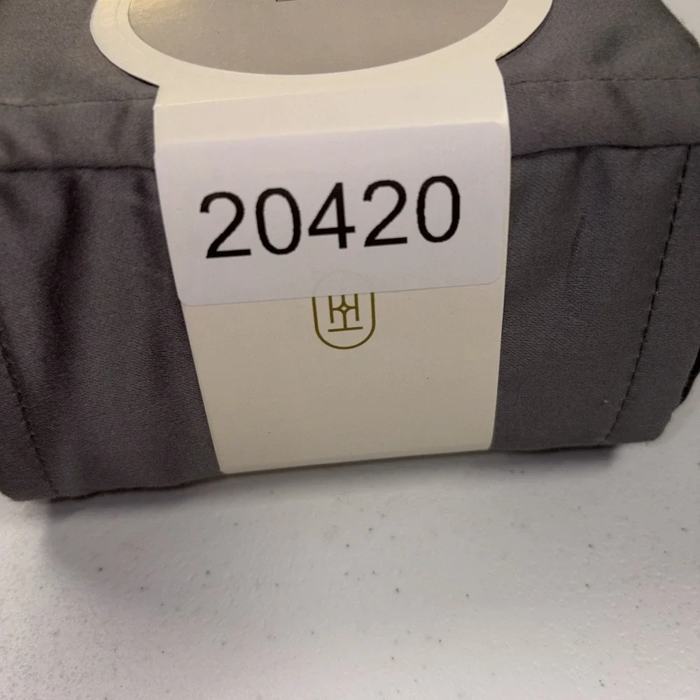 Full 400 Thread Count Performance Flat Sheet Dark Gray - Threshold: Cotton